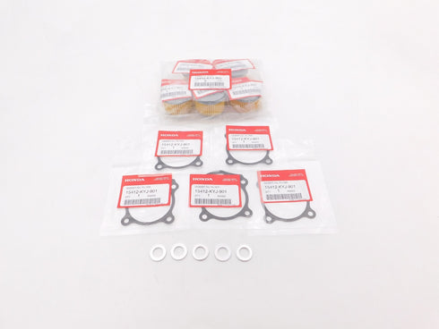 HONDA OIL FILTER W GASKET KIT X5 CRF250L M RL CRF300L  LR CBR250 CMX300 OEM NEW